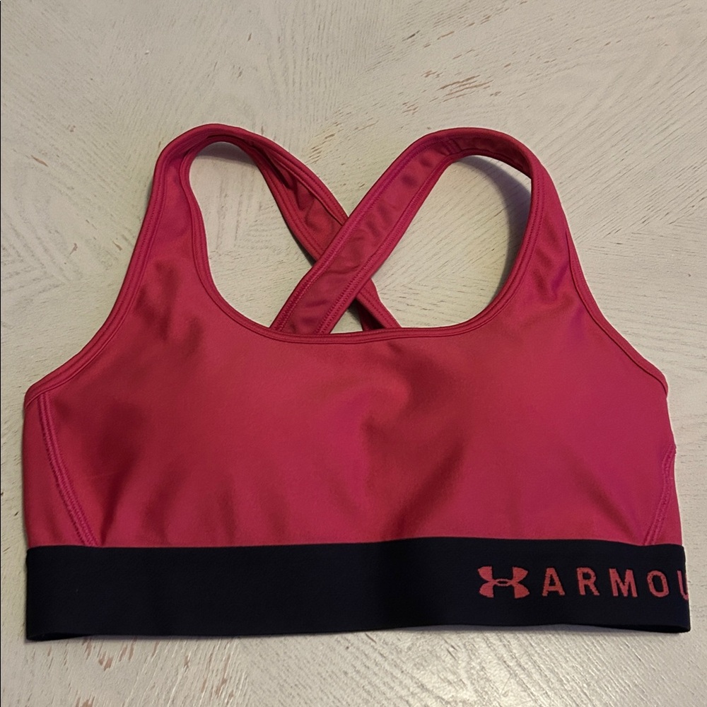 Under Armour Maroon Compression Sports Bra